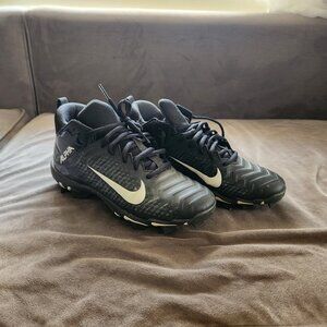 Nike Alpha Black Fast Flex 5.5 Youth Sport Shoe Cleat